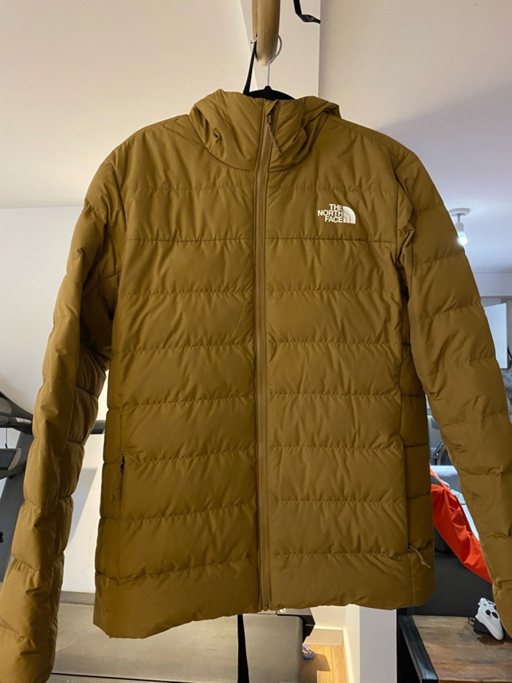 The North Face Men's Hooded Puffer Jacket - Brown